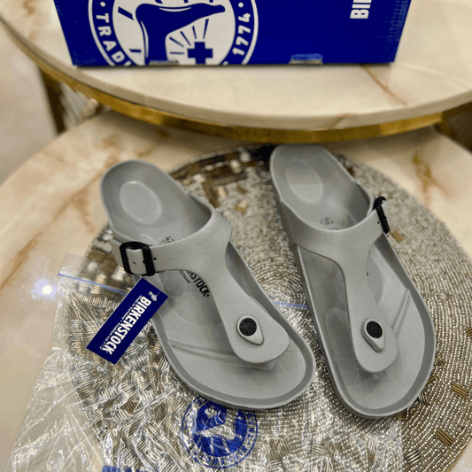 Men’s Birkenstock Gizeh EVA Sandals Lightweight Grey